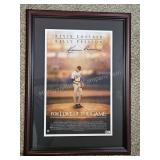 Kevin Costner ..The Love of the Game Signed Poster