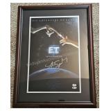 Steven Spielberg Autographed "E.T. Movie Poster