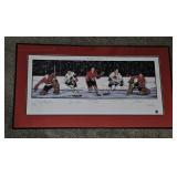 Chicago Black Hawks Multi Signed Framed Lithograph