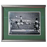 Pelé Signed Bicycle Kick Soccer Photo- Fanatics
