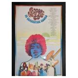 Jimi Hendrix Newport 69 Festival Poster - Framed