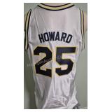 U of M Juan Howard Signed Basketball Jersey