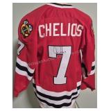 Chris Chelios Chicago Black Hawks Signed Jersey