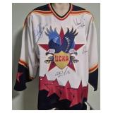 Fedorov & The Russian 5 Signed Russian Jersey
