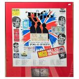 The Who 25 Years Framed 26.5" x 33" Poster