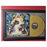 1987 Def Leppard Framed Hysteria Gold Record