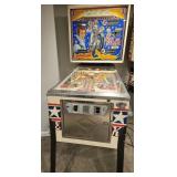 1977 Bally EVEL KNEIVEL Pinball Game Machine