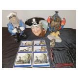 Royal Doulton Long John Silver Character Jug, etc