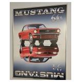 Ford Mustang 64 1/2 Framed Dealership Promo