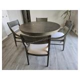 Dining Room Table w/ Chairs & Leaf Extension
