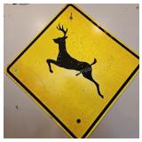Deer Cossing Road Sign 41' x 41'