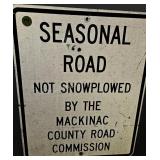 Seasonal Road Sign - 30'L x 24'W