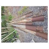 Large Lot of Heavy Angle Iron & Structural Steel