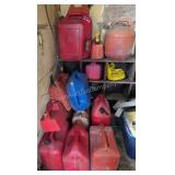 Group Lot of Fuel Cans