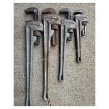 4 ct. Large Ridgid Pipe Wrenches