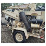 FINN Trailer-Mounted Straw / Mulch Blower