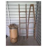 Orchard Ladder & Bulk Manila Rope in Drum, Blades