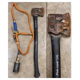 Log Splitting Axe with Five-Core Torch Burner