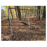 Metal Backyard Swing Set