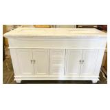 IMPRESSIVE VANITY 36H 32D 30W WHITE BASE 4 DOOR