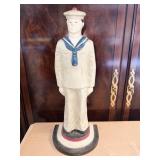 CAST IRON SAILOR 13" H