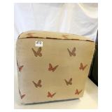 OTTOMAN BUTTERFLY PRINT HAS BEEN USED