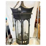 METAL FRAME LIGHT FIXTURE 6 PANEL