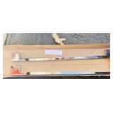 TWO TOWEL BARS CHROME