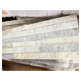 SILVER ALABASTER THIN 3 FULL END PIECE BOXES 24"