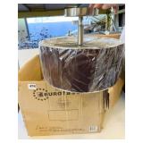 EURO FASE INC. SAVVY 3 LT. SEMI FLUSH SILVER