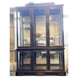 BLACK 3 DOOR ORIENTAL PAGODA TOP 55WX14D 84H