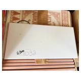 GLAZED WHITE WALL TILE - TWO BOXES 70 TILES TOTAL