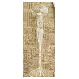 LARGE CRYSTAL CANDLE STICK 24% HUNGARY 14IN