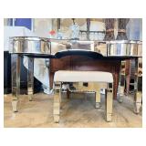 VANITY 2 ROUND FRONT DRAWER WITH MIRRORED VANITY