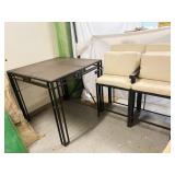 HIGH TOP PATIO TABLE INDOOR USE 4 SECTION METAL