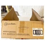 EUROFASE 3 LIGHT FLUSH MOUNT CEILING FIXTURE