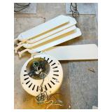 USED WHITE 5 PADDLE CEILING FAN