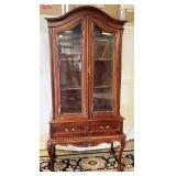 DOME TOP REPRODUCTION CHINA CABINET 3 SHELVES - 2