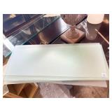 FROSTED GLASS SHELVES GREAT FOR WALL SHELVES 14"