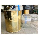 BRASS WASTE CAN, WATER VESSEL