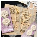 HAND CARVED SOLID MEDALLIONS