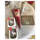 WALL VASE, AND HOLIDAY DECORATIONS