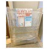 BURGLAR BARS ADJUSTABLE 24" TO 42"