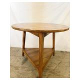 ENGLISH CRICKET TABLE LOWER SHELF DOVETAILED