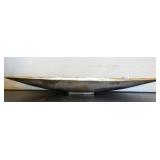 GOLD TONE ALUMINUM CANOE SHAPED 51 LONG