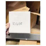 6" X 6" WALL TILE - 120 PIECES WHITE
