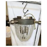 ENTRANCE LAMP 19W 25H GLASS BALL DESIGN 4 BULB