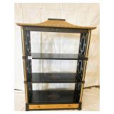PAGODA DISPLAY CABINET 3 SHELF 1 DRAWER SMALL