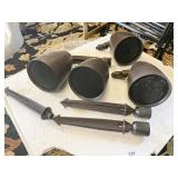 EPISODE SPEAKERS ES-LS-SAT-6-BRN OUTDOOR SPEAKERS