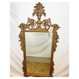 LA BARGE MIRROR GOLD FRAME BEVELED MIRROR ORNATE